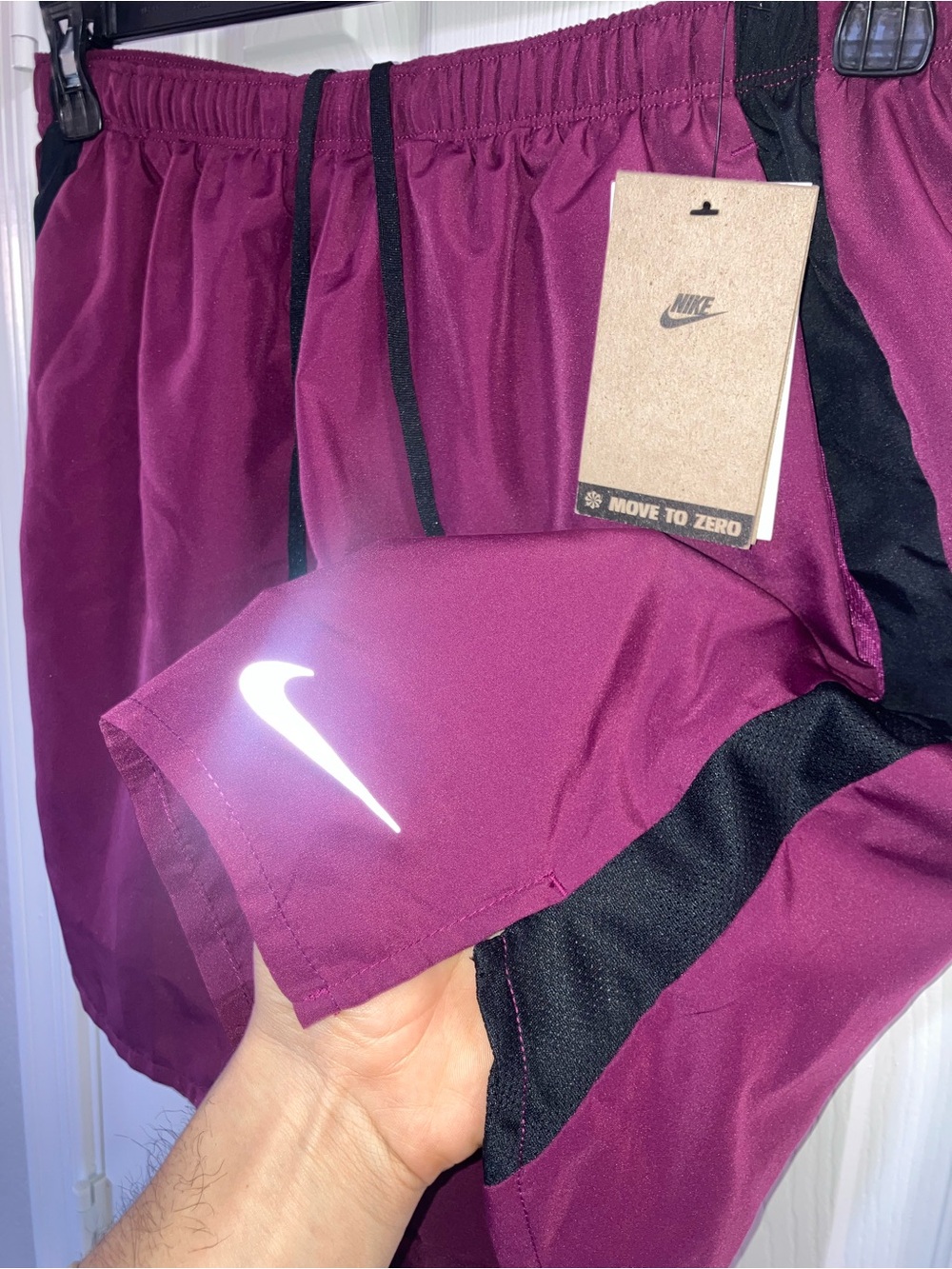 NWT Nike Men’s Medium Light Purple Running Shorts